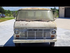 1969 Ford E100 Econoline Van Restoration Pt. 2 - Gas Tank/Interior Shelf Removal
