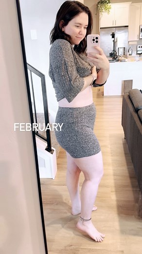 Life with rainbow Baby  on Instagram: "Since surgery put ttc on hold for a bit I’ve been focusing on my health and losing weight! This is exactly one month difference and have been loving seeing/feeling my progress. Can’t wait to continue seeing progress! #weightloss #onemonthprogress"