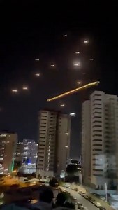 🚨 This is not Star Wars, this is the Iron Dome intercepting rockets above Israeli city of Ashdod. Iron Dome is literally saving our lives in Israel. | Hananya Naftali
