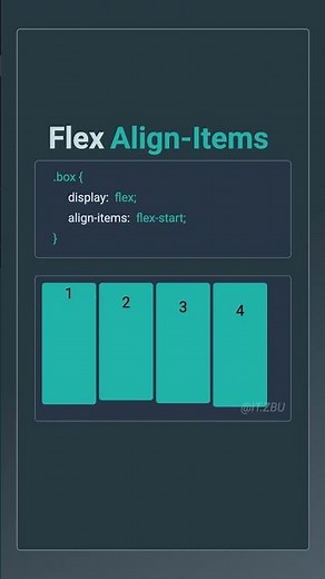 CSS Flexbox align-items Property