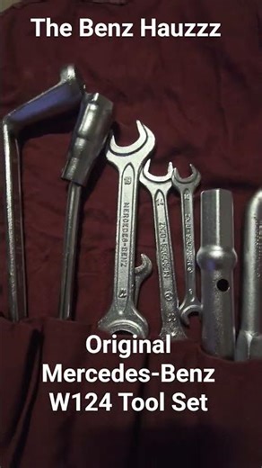 Original Mercedes-Benz W124 Tool Set #cars #automobile #mercedes #mechanic #tools #classic #vintage