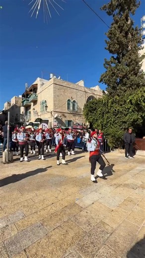 ‎🇵🇸 عين على فلسطين | Eye on Palestine‎ on Instagram‎: "Manger Square in Bethlehem hosted 22 scout troops from across the West Bank and East Jerusalem to mark Christmas celebrations. This gathering comes after a two-year hiatus and a forced period of silence imposed by the ongoing war on the Gaza Strip. By @alaa.daraghme شهدت ساحة المهد في بيت لحم تجمعاً لـ 22 فرقة كشفية من مختلف أنحاء الضفة الغربية والقدس، لإحياء احتفالات عيد الميلاد. وتأتي هذه الاحتفالات بعد عامين من التوقف والهدوء القسري الذ