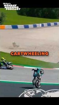 The CRAZIEST MotoGP Crash EVER! | #billburr #motogp