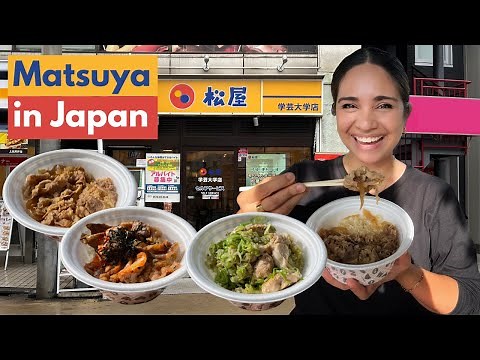 Cheap and delicious?! Another super famous fast food chain in Japan: Matsuya! You will get hungry.