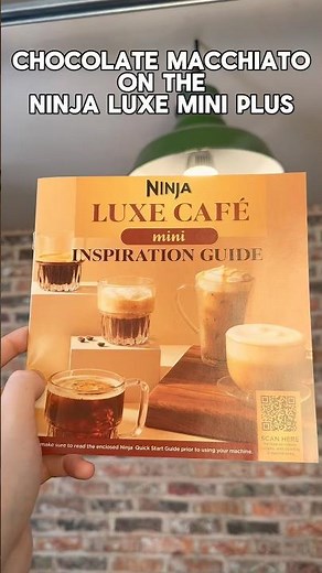 Chocolate Macchiato On The Ninja Luxe Mini Plus #coffee #ninjaluxecafe #shorts