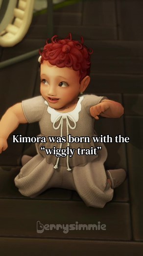 Anytime a radio is on, she’s quick to crawl from whatever room she’s in to start dancing😭 [🍓] #thesims4 #sims4 #ts4 #sims #fyp