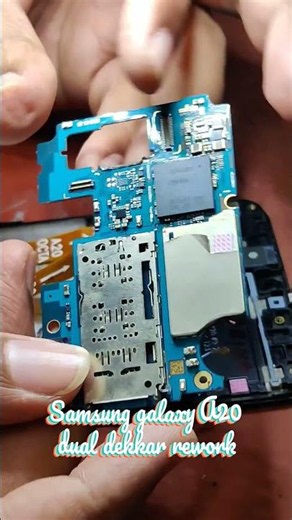Samsung Galaxy A20 Dual Decker Rework | Chip Level Mobile Motherboard Repair 🔥