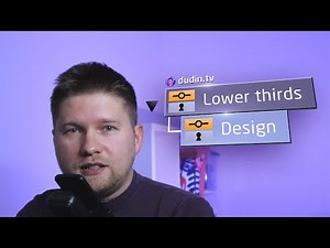 Lower thirds in Vizrt #1 — Design