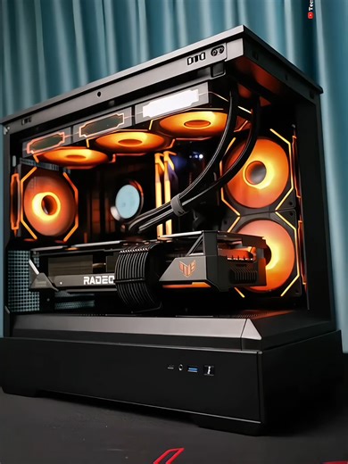 Dive into the details of this stunning custom liquid-cooled PC! Featuring a transparent chassis and vibrant pink coolant, this build is designed for both extreme performance and striking aesthetics. Every component meticulously chosen to create a truly unique gaming or workstation experience. What do you think of the custom loop? #PCBuild #CustomPC #LiquidCooling #GamingSetup #TechEnthusiast #watercooledchiller https://amzn.to/4a6qzyl