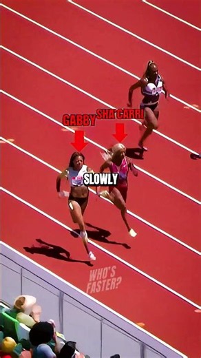 Gabby Thomas Races Sha'Carri Richardson! OMG 😱🇺🇸