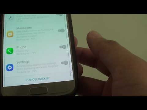 Samsung Galaxy S7: How to Backup Data to Samsung Account