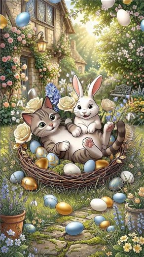 Chérie and Laurent - Happy Easter