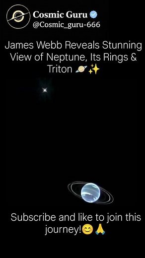 James Webb Reveals Stunning View of Neptune, Its Rings & Triton 🪐✨