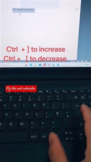 tips and tricks change the font size easily #tips #office365