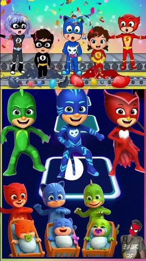 pj mask _gekko 🆚 cat boy 🆚 owlette 🆚 sonic and her friends coffin dance cover tiles hop edm rush |