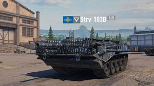 坦克连 strv103B 输出顶级的矛盾车