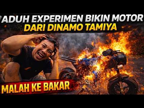 Motor mini swap engine pake Dinamo Tamiya… Endingnya Bikin Panik!