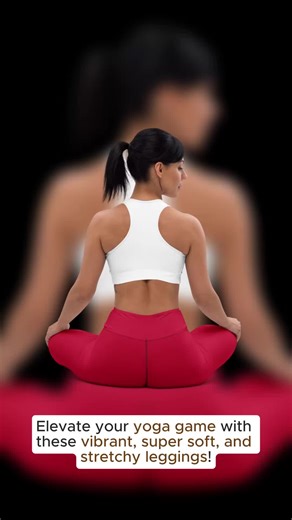 Urban Rush FlexFlow Yoga Leggings - Super Soft 82% Polyester 18% Spandex, Raked Waistband, Four-Way Stretch, Perfect for Yoga Sessions
