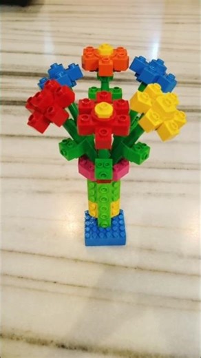 Lego flower vase/Asmr building blocks/block game#mike#flowervase#lego#asmrsounds#satisfying#relaxing