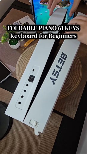 Foldable Rechargeable Piano for Beginners Unboxing Video - BETSY B151 Portable Electronic Keyboard