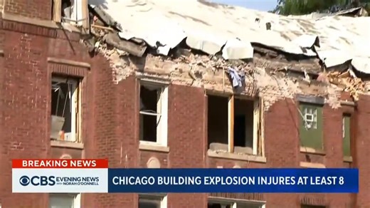 Investigators in Chicago are on the scene of a powerful explosion that ripped through the top floor of an apartment building and injured at least eight people. CBS News has confirmed the building has failed 10 inspections in the last 10 years. | CBS Evening News