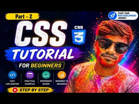 CSS Basics to Advanced | Part-2 | Complete CSS Course | Prof. Rohit Kadam