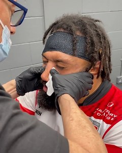34K views · 345 reactions | I'm glad this isn't how they tried fixing my broken nose  Ouch!  Jamal Ford-Robinson from Gloucester Rugby | Rugby Highlights | Facebook
