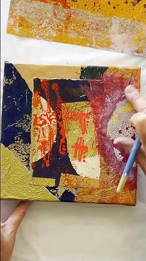 Create Stunning Collage Artwork with Gel Prints & Textured Papers.