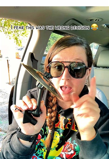 Mini Car Crash Cymbal Air Vent: Fun Christmas Gift