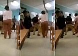 Girl gets PADDLED by teacher as students hold her down