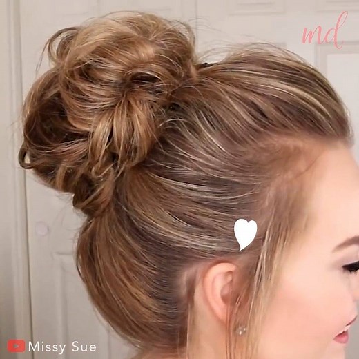 Here's a step-by-step tutorial on how to achieve this gorgeous messy bun! | MetDaan Beauty