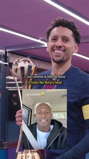 Nuno Mendes Funny Moment in PSG Match Highlights