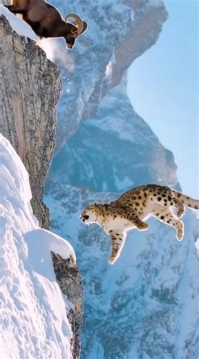 Defying Gravity: The Snow Leopard’s 15-Foot Vertical Pounce