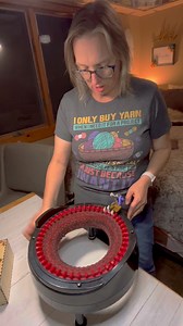 The fun craft of CranKnitting ❤️ #hats #knitting #knittingmachine | Hoop and Home