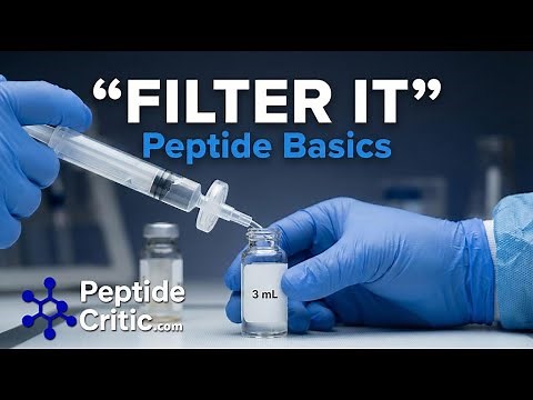 How to Filter Peptides Into a Fresh Vial (Do’s, Don’ts, and Best Practices)