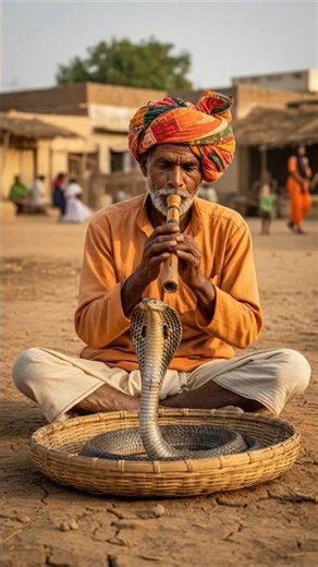Indian snake charmer #wildlife