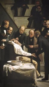 1.5K views · 82 reactions | Happy Ether Day, aka World Anaesthesia Day! William T.G. Morton’s demonstration of ether as a surgical anesthetic in 1846 changed surgery forever. Today, anesthesiologists, who are specialized physicians, deliver the highest-quality anesthesia care. : Robert Hinckley, “The First Operation Under Ether,” Harvard’s Countway Library collection | The American Society of Anesthesiologists (ASA) | Facebook
