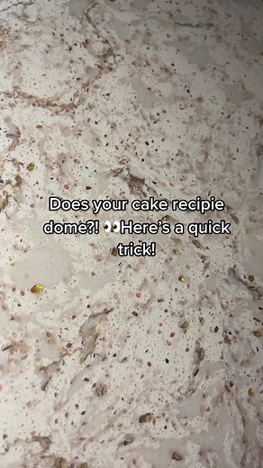 Please do it while your cakes are still warm! 😍 if your cakes baked evenly, the layers will be FLAT and ready to stack. #baker #baking #fyp #cake