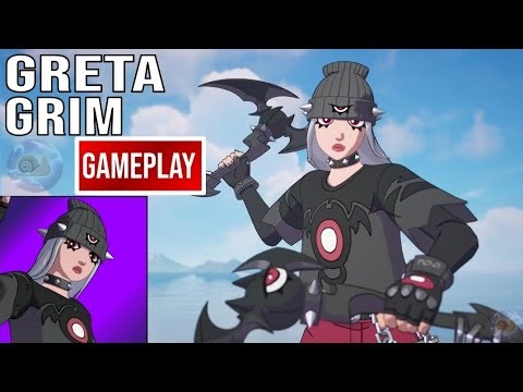 New Greta Grim Skin Gameplay (Hexed and Haunted Pack) (Fortnite)