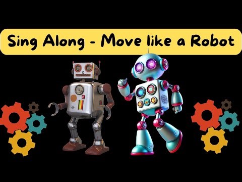 Move Like a Robot Song | Sing Interactive Fun Song for Kids | BooBooABC #robotdancesong #kidssongs