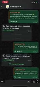 WhatsApp bot VoltExpert