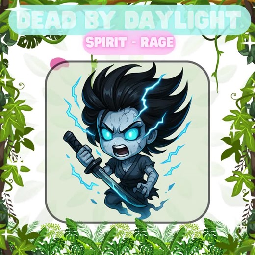 Dead by Daylight Spirit Rage Emote | Cute DBD Twitch Emote | Streaming Emote Pack | Horror Game Streamer Emoji | Twitch, Youtube, Discord - Etsy