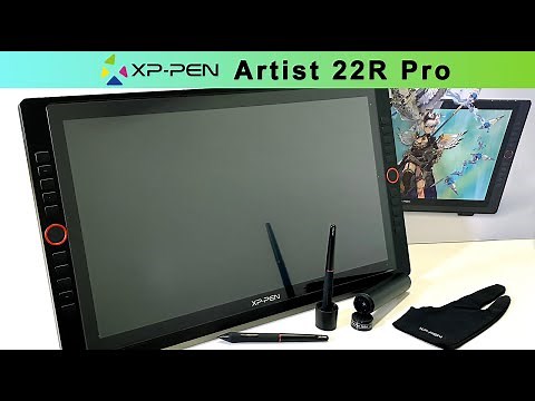 XP-PEN ARTIST 22R PRO Review by Professional Comic Book Illustration Artist! Set-up and thoughts.