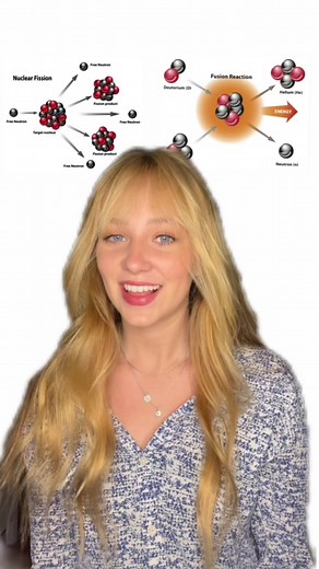 What’s the difference between fission and fusion? 🤔 #fission #fusion #science #nuclear #generationatomic