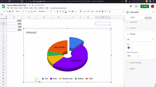 How To Make a Pie Chart in Google Sheets (Step-by-Step)