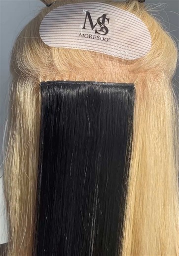 100% Butterflyweft Human Hair Extension Installation Tutorial #butterflyweft #butterflyweftextension #hairextensiontutorial #hairextensions #tiktokshopjumpstartsale