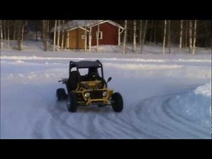My GS Moon buggy on ice. Detailed view