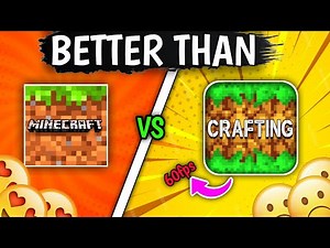 MINECRAFT VS CRAFTING 😈WHO IS THE BETTER GAME IN MOBILE📱