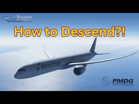 How Real Pilots Descend an Airplane | Boeing 787 VNAV Descent Explained