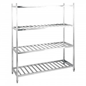 [Hot Item] Stainless Steel Round Tube Storage Rack Ladder Type